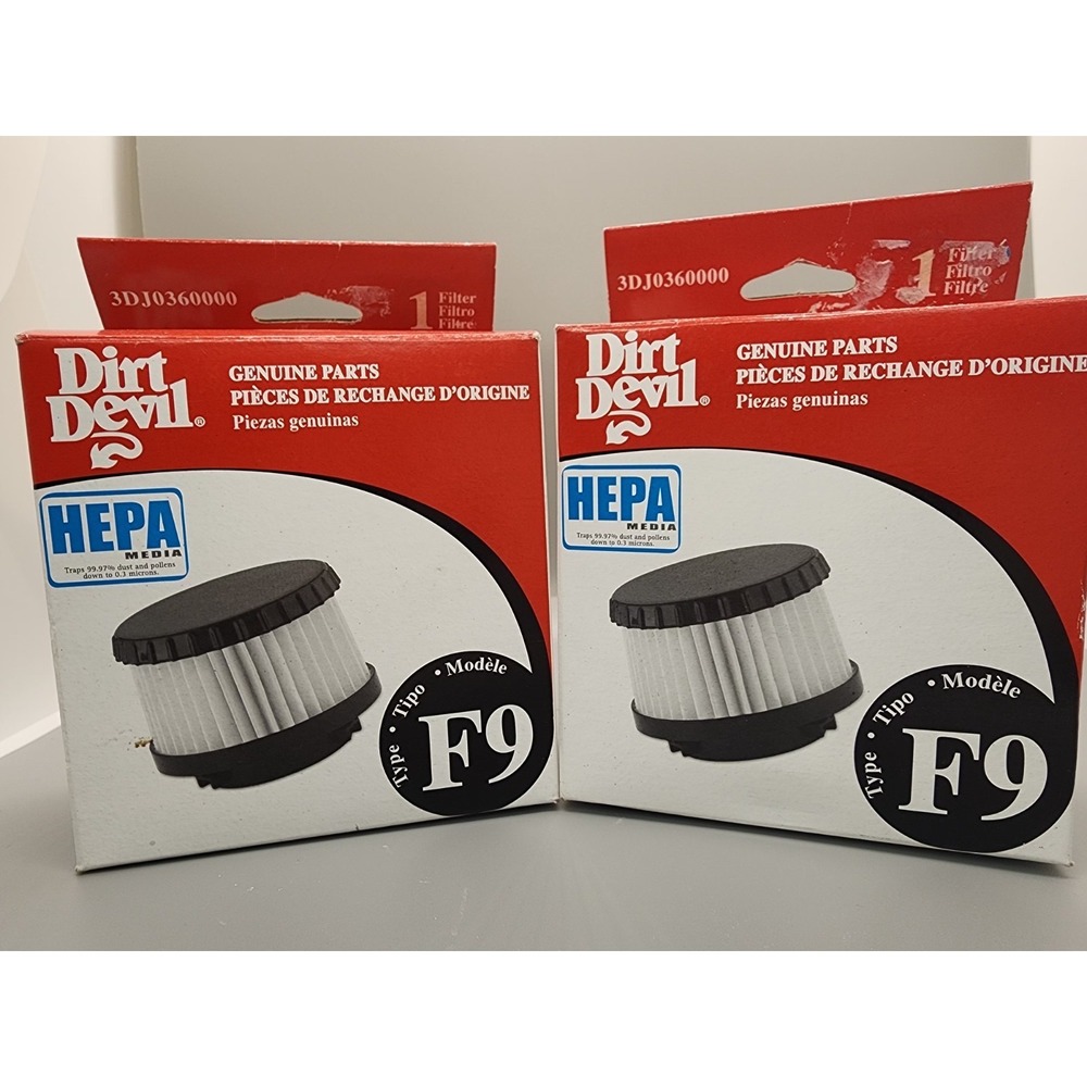 Dirt Devil Genuine F( Hepa Filter  3DJ0360000   (2) for Classic Hand Vac‎